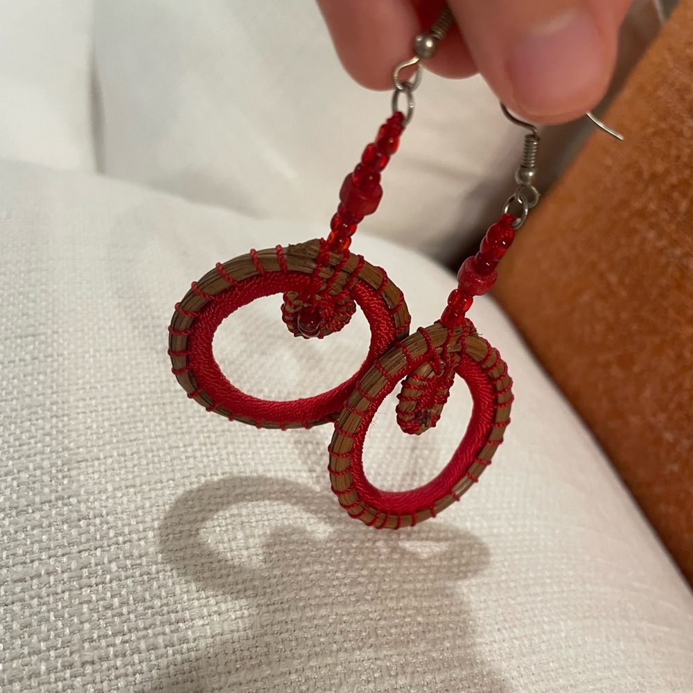 Mexican Artisanal Wood Earrings